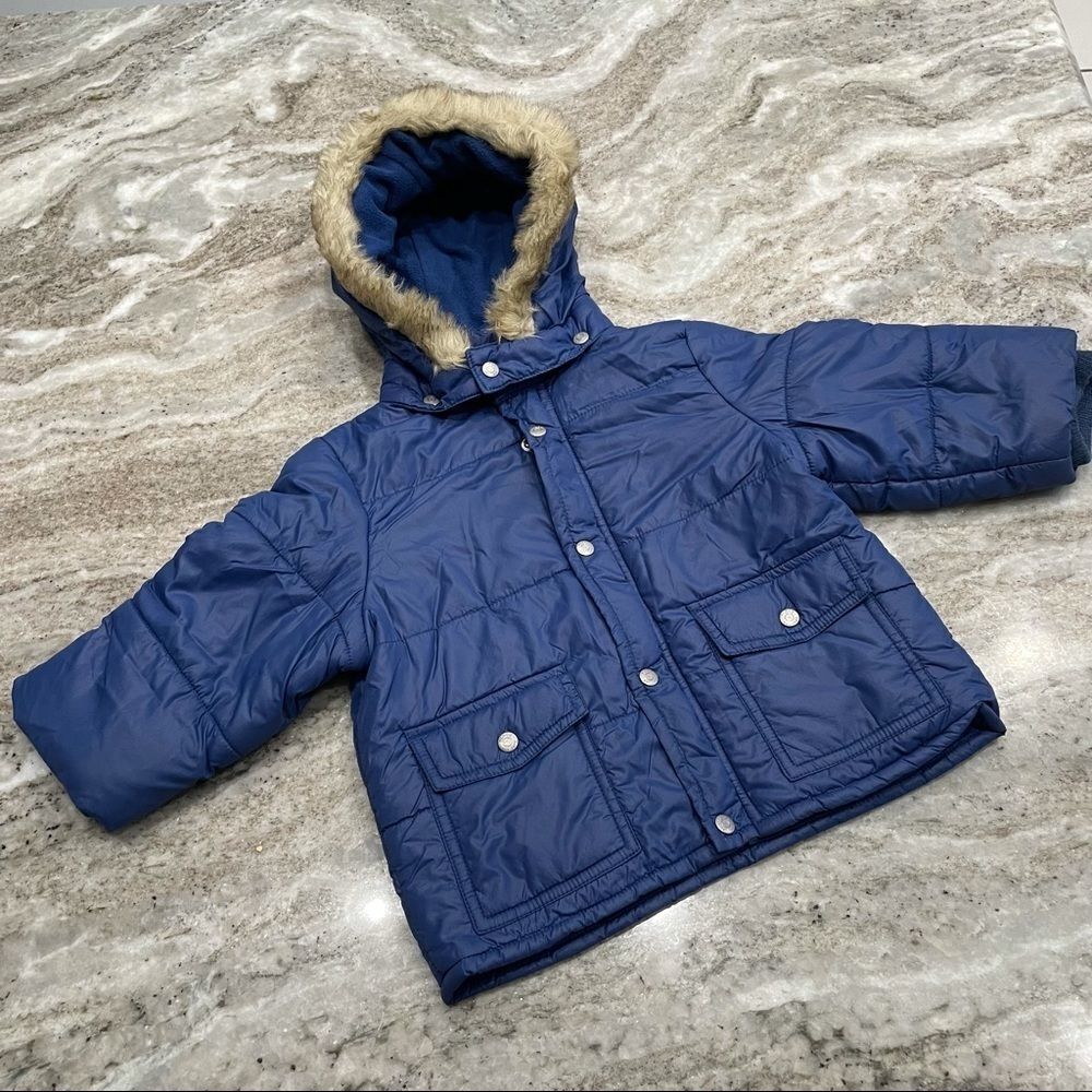 THE Children’s Place Blue Winter Jacket 18M